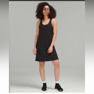 Classic-Fit Cotton-Blend Scoop Dress